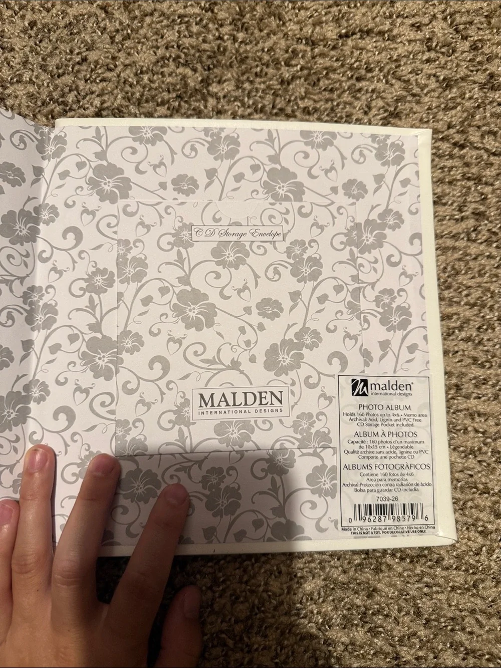 Our Wedding Photo Album - White Hardcover Keepsake